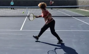 Senior citizens playing tennis - Rossmoor Walnut Creek