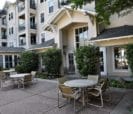 Restaurant with tables and chairs in the street - Rossmoor Walnut Creek